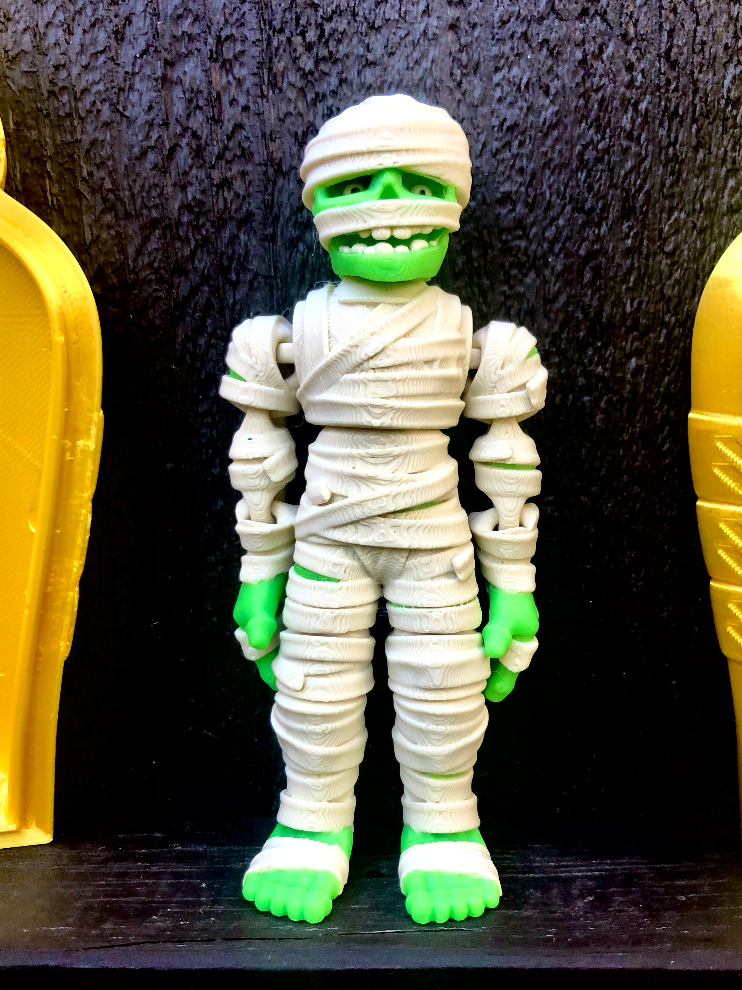 Flexible Mummy and Sarcophagus set