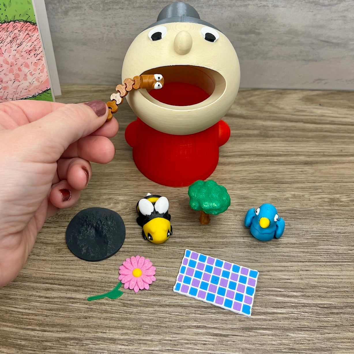 There Was An Old Lady Who Swallowed A Worm Read-Along Set (Earth Day)