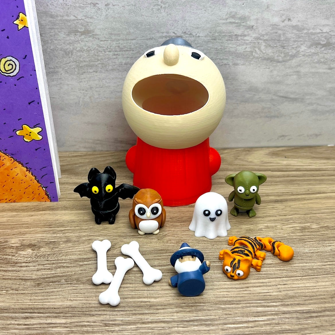 There Was An Old Lady Who Swallowed A Bat Read-Along Set (Halloween)