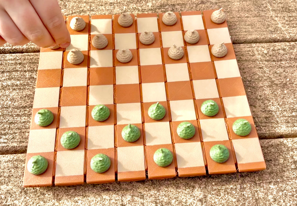 Forest Chess & Checkers Set