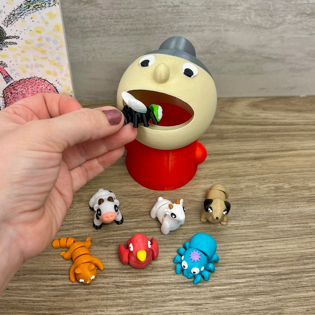 There Was An Old Lady Who Swallowed A Fly Read-Along Set