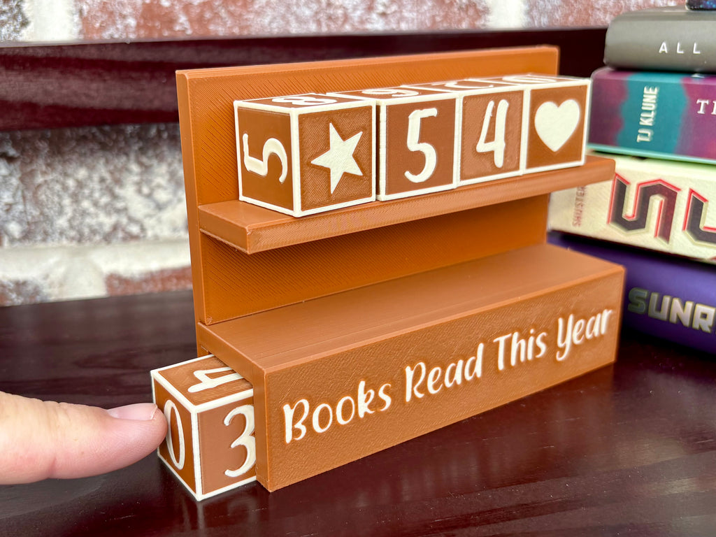 Books Read This Year Counter Set