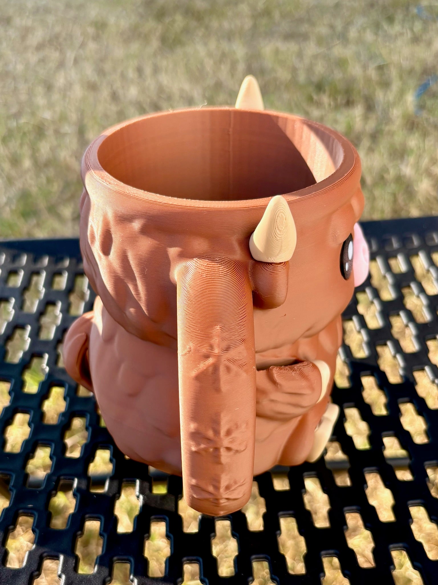 Highland Cow Ice Cream Pint Holder