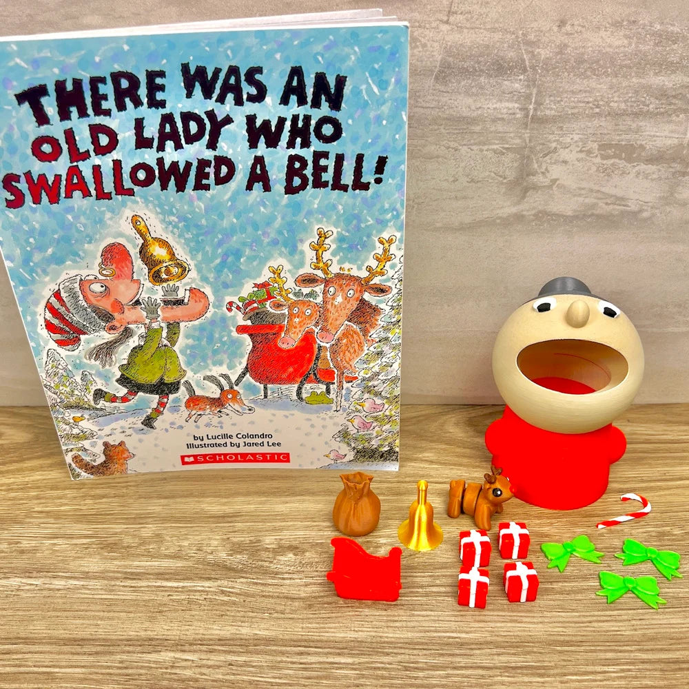 There Was An Old Lady Who Swallowed A Bell Read-Along Set (Christmas)